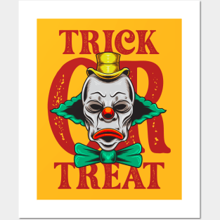 Halloween Clown 1.3 Trick or Treat Posters and Art